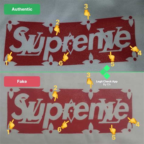 supreme x lv bogo gumtree|real vs fake supreme lv shirts.